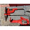 Image 4 : Ridgid Pipe Threading Kit: Pipe Cutters, Reamer, Ratchet, Die Heads, Clamps, etc