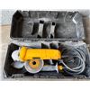 Image 1 : DeWalt D28402 Corded Angle Grinder in Hard Case (Works - See Video)