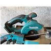 Image 10 : Multiple Makita Power Tools: Band Saw, Angle Impact Drills, Metal Cutting Saw, etc  (Untested - No B