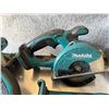Image 6 : Multiple Makita Power Tools: Band Saw, Angle Impact Drills, Metal Cutting Saw, etc  (Untested - No B