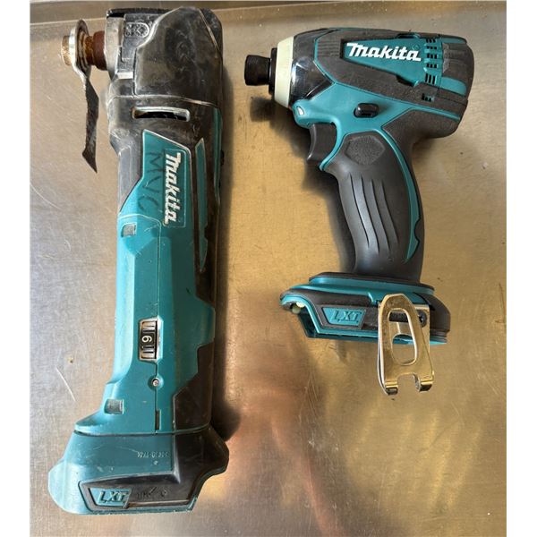 Makita LXDT04 Hex Impact Driver & XMT03 Oscillating Multi-Tool  (Works - No Batteries)
