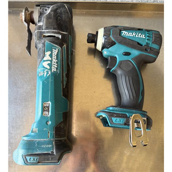 Makita LXDT04 Hex Impact Driver & XMT03 Oscillating Multi-Tool  (Works - No Batteries)