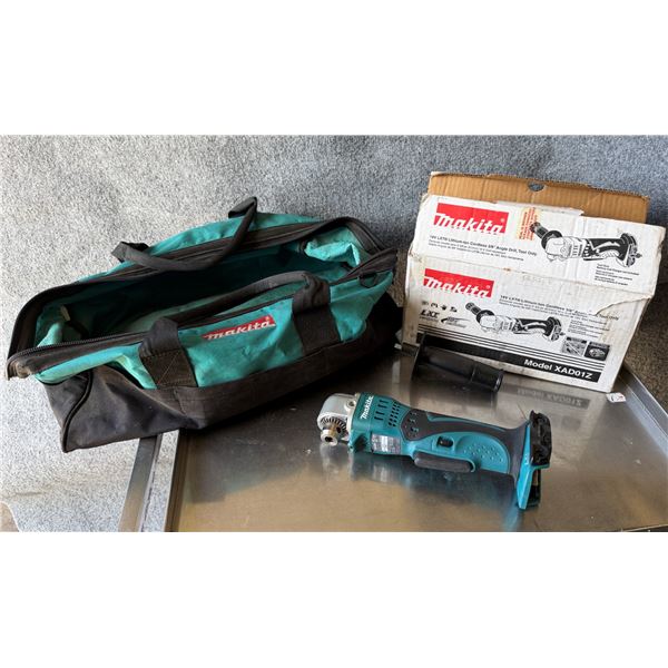Makita XAD01 Right Angle Drill w/ Carry Bag (Works - No Batteries)