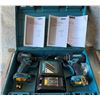 Image 1 : Makita XPH06 Hammer Driver Drill, XDT08 Impact Driver & DC18RC Charger in Hard Case  (Works - No Bat