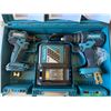 Image 2 : Makita XPH06 Hammer Driver Drill, XDT08 Impact Driver & DC18RC Charger in Hard Case  (Works - No Bat