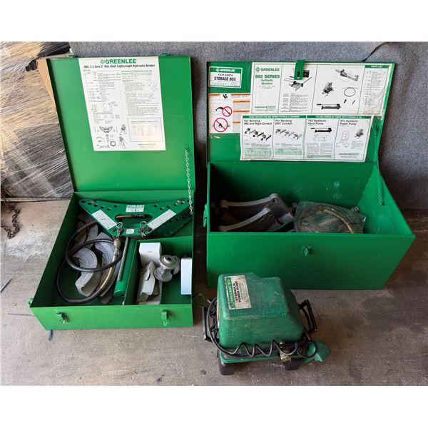 Greenlee 880 & 882 Series Hydraulic Benders w/ 975 Power Pump (Works - See Video)