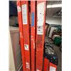 Image 6 : Qty 3 Werner Ladders: 72" & 48"H