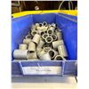 Image 5 : Qty 7 Bins Hardware: Couplings, Connectors, Adapters, etc  (Qty may vary)