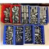 Image 1 : Qty 9 Bins Hardware: Couplings, Connectors, etc  (Qty may vary)