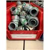 Image 3 : Qty 9 Bins Hardware: Couplings, Connectors, etc  (Qty may vary)