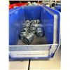 Image 4 : Qty 9 Bins Hardware: Couplings, Connectors, etc  (Qty may vary)
