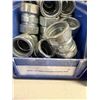 Image 8 : Qty 9 Bins Hardware: Couplings, Connectors, etc  (Qty may vary)