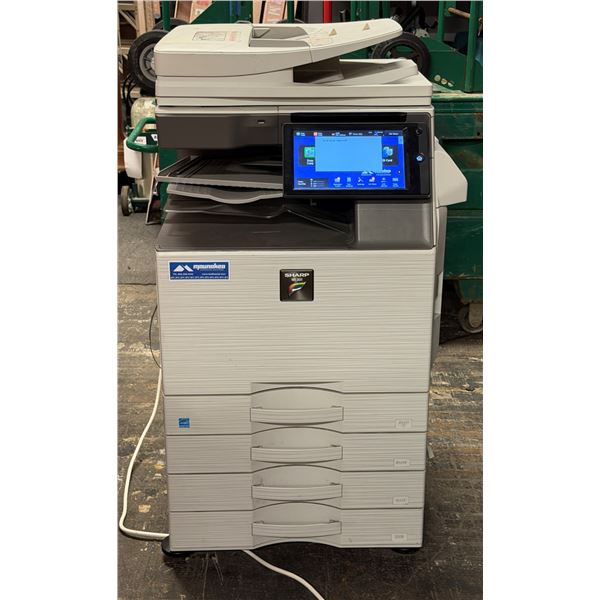 Sharp MX-2651 Color Multifunction Printer on MX-DE27N Stand