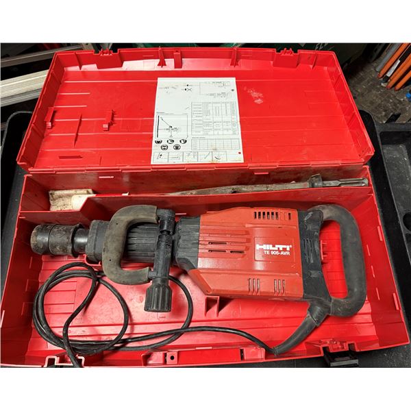 Hilti TE 905-AVR Demolition Hammer in Hard Case (works)