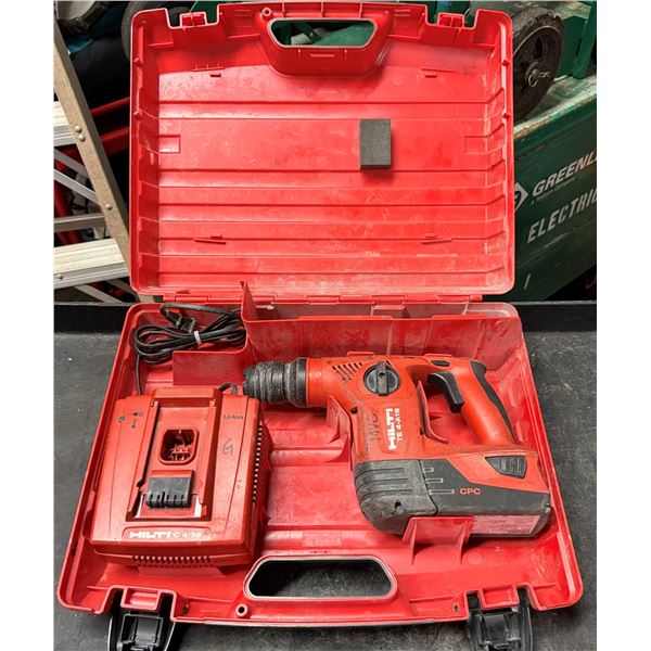 Hilti TE 4-A18 Rotary Hammer  w/ Charger in Hard Case (works)