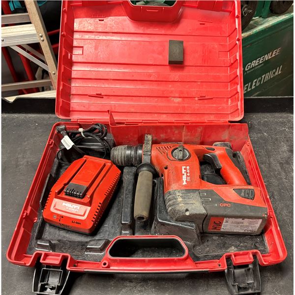 Hilti TE 4-A18 Rotary Hammer  w/ Charger in Hard Case (works)