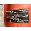 Image 8 : Hilti TE 4-A18 Rotary Hammer  w/ Charger in Hard Case (works)