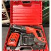 Image 1 : Hilti WSR 18-A Reciprocating Saw w/ Charger in Hard Case (works)