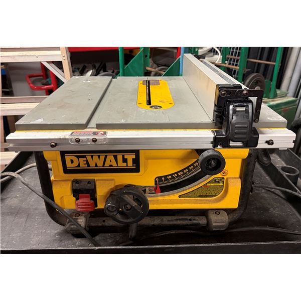 DeWalt DWE7480 Jobsite Table Saw (works)
