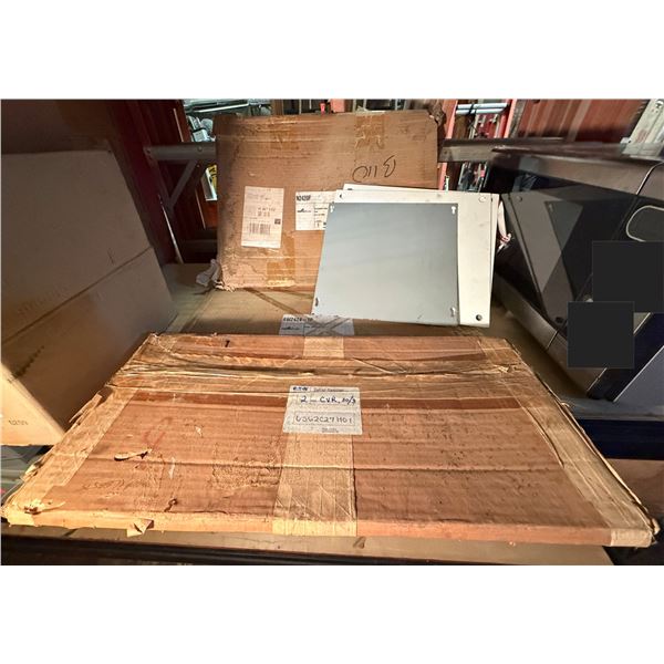 Eaton CVR Circuit Breaker Cover, Cooper B-Line Enclosure Panel & Internal Back Panel, etc