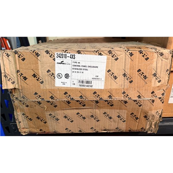 Eaton Cooper B-Line 242010-4XS Control Panel Enclosure in Box