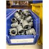 Image 6 : Multiple Bins Compression & Squeeze Connectors, Couplings, etc Misc Sizes (Qty may vary)
