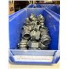 Image 8 : Multiple Bins Compression & Squeeze Connectors, Couplings, etc Misc Sizes (Qty may vary)