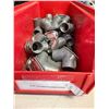 Image 2 : Multiple Bins Threaded Pull Elbows, Connectors, Metal Conduit Connectors, etc Misc Sizes (Qty may va