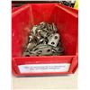 Image 2 : Qty 3 Bins One Hole Rigid Pipe Straps, etc Misc Sizes (Qty may vary)