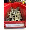 Image 4 : Qty 3 Bins One Hole Rigid Pipe Straps, etc Misc Sizes (Qty may vary)