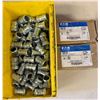 Image 1 : Qty 2 Boxes Eaton 661S Couplings  & 651S Connectors w/ Bin EMT Compression Couplings  (Qty may vary)