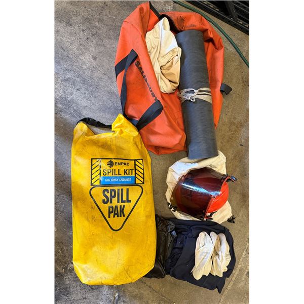 Enpac Spill Pak, Salisbury Duffel, Protective Garments, Face Sheild, etc