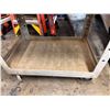 Image 3 : Heavy Duty Plastic 2-Tier Utility Cart 45" x 25" x 39"