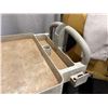 Image 4 : Heavy Duty Plastic 2-Tier Utility Cart 45" x 25" x 39"