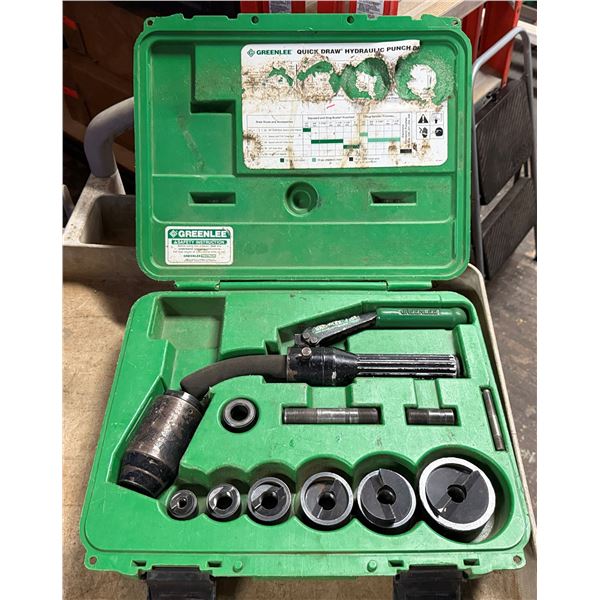 Greenlee Quick Draw Hydraulic Punch Driver Kit in Hard Case