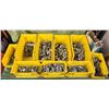 Image 1 : Multiple Bins Clamps, Caddy Clips, Girder Clamps, Flange Clips,  etc Misc Sizes  (Qty may vary)