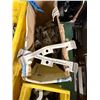 Image 7 : Multiple Bins Clamps, Caddy Clips, Girder Clamps, Flange Clips,  etc Misc Sizes  (Qty may vary)