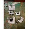 Image 10 : Multiple Bins Pipe Clamps, Iron Beam Clamps, Conduit Hangers,  etc Misc Sizes  (Qty may vary)