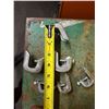 Image 15 : Multiple Bins Pipe Clamps, Iron Beam Clamps, Conduit Hangers,  etc Misc Sizes  (Qty may vary)