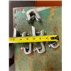 Image 16 : Multiple Bins Pipe Clamps, Iron Beam Clamps, Conduit Hangers,  etc Misc Sizes  (Qty may vary)