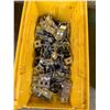 Image 17 : Multiple Bins Pipe Clamps, Iron Beam Clamps, Conduit Hangers,  etc Misc Sizes  (Qty may vary)
