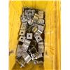 Image 19 : Multiple Bins Pipe Clamps, Iron Beam Clamps, Conduit Hangers,  etc Misc Sizes  (Qty may vary)