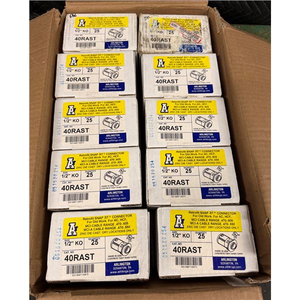 Box Multiple Arlington 40RAST Retrofit Snap-2 It Connectors