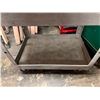 Image 6 : Heavy Duty Plastic 2-Tier Utility Cart 45" x 26" x 33"