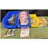 Image 1 : Multiple Bins Caddy Mounting Plates, Wiremold V504 Raceway Straps, Reducing Bushings, etc Misc Sizes