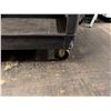 Image 4 : Heavy Duty Plastic 2-Tier Utility Cart 45" x 26" x 33"