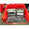 Image 14 : Multiple Bins One-Gang Devices, Box Covers, Square Rings, etc Misc Sizes  (Qty may vary)