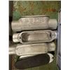 Image 11 : Multiple Bins & 3 Boxes Rigid & Crouse-Hinds Conduit Bodies, Covers, etc Misc Sizes  (Qty may vary)