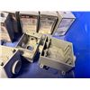 Image 4 : Multiple Red Dot Weatherproof Electrical Outlet Boxes w/ Eaton & TayMac Covers, etc