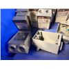 Image 5 : Multiple Red Dot Weatherproof Electrical Outlet Boxes w/ Eaton & TayMac Covers, etc